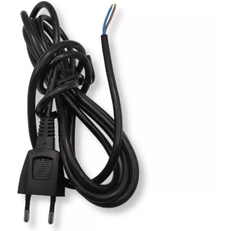 Cable d'alimentation EU 230V 2.7M 2X0.75MM H05 VV-F pour ponceuse PSM 200AES et autres BOSCH - 2604460259