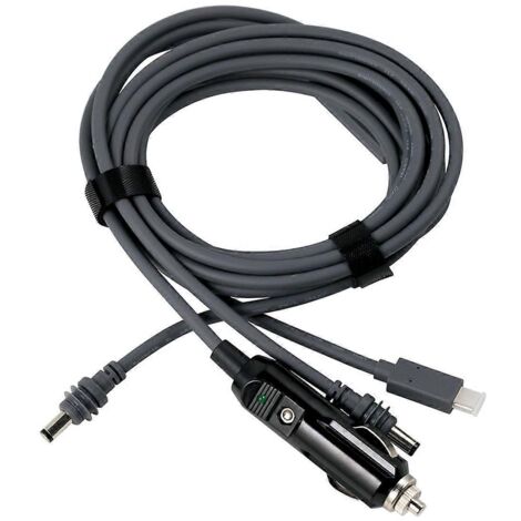 Câble d'alimentation mini CC pour chargeur de voiture TYPE-C, 3 mètres --