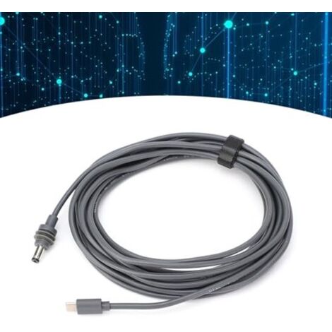 Câble d'alimentation Mini USB C vers CC pour StarLink - Entrée USB Type C 100 W - Câble de charge étanche avec connecteur cylindrique (10 m)