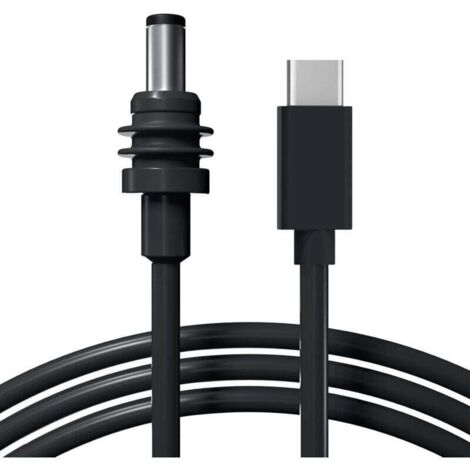 Câble d'alimentation mini USB C vers DC Starlink 2M/6,5FT, entrée USB Type-C 100W vers cordon de charge à prise cylindrique étanche, fonctionne avec une source PD 65W+