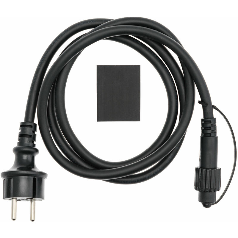Câble d'alimentation PL E27 / PML 2x1,5 mm2 Schuko 1,5 m Lumières de Noël