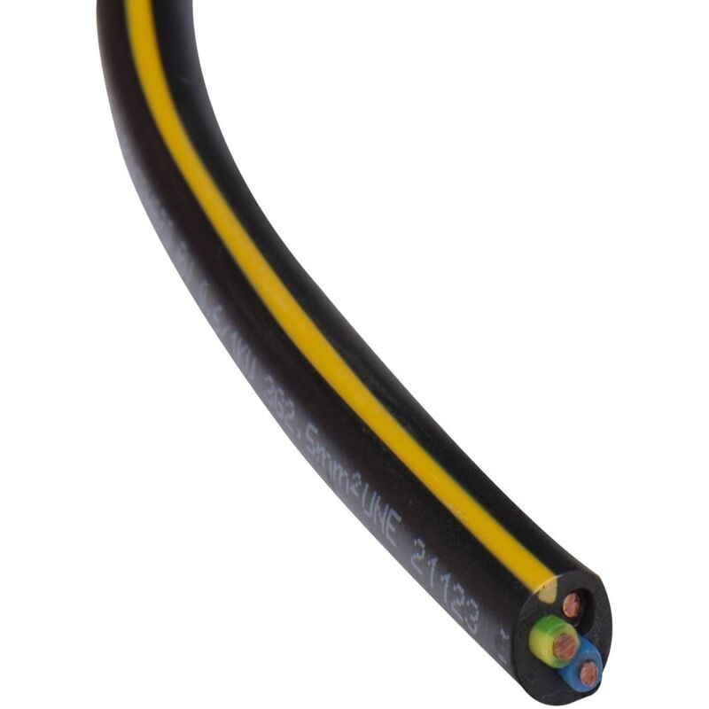 Zenitech - Câble d'alimentation U1000R2V 3G2,5 Cour - 25m