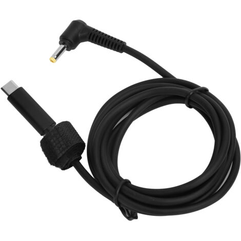 Câble d'alimentation USB-C coudé PD 3A pour PC portable
