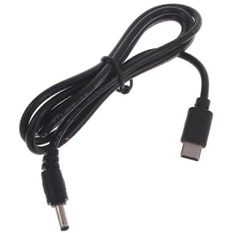 Câble d'alimentation USB-C vers 3,5 x 1,35 mm pour routeurs, éclairage LED, ventilateurs et caméras (ligne uniquement)