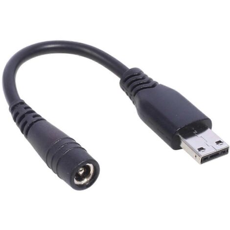 Câble d'alimentation USB MSI avec connecteur mâle 3.5mm Jack DC pour ordinateur portable - 5.5x2.5mm