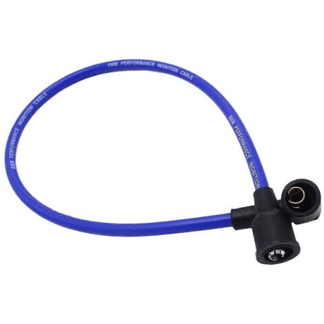 Câble d'allumage cylindrique bleu 8 mm pour moteurs V8 Classic 3.5 V8 et 3.9