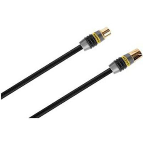 Câble d'Antenne Coaxial Monster 10 mètres - Téléviseurs 100 Hz -