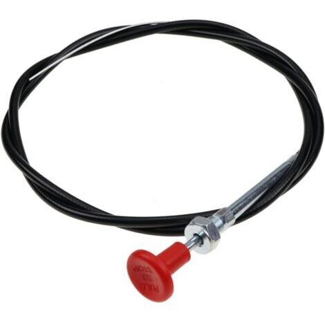 Câble d'arrêt de carburant en métal E5NN9C331EA, compatible avec Ford pour tracteurs 2000 2600 3000 de remplacement pour C5NN9C331H 83954545
