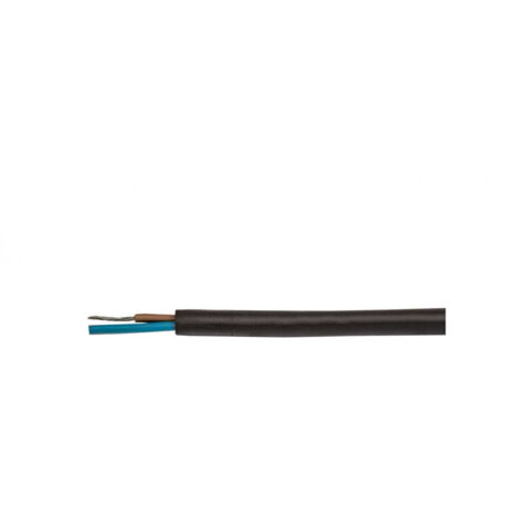 Câble d'atelier H05VV-F (OWY) 2x1 noir /100m/