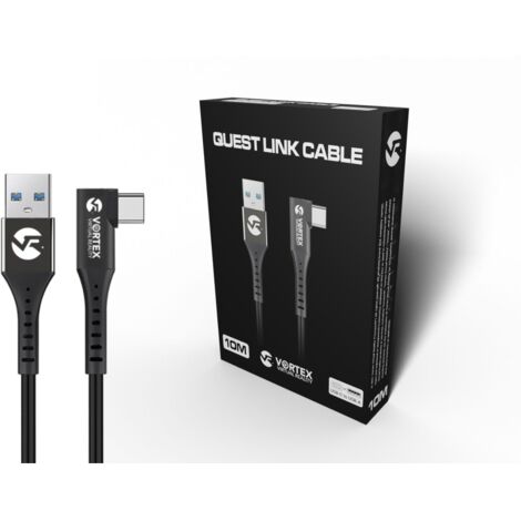 Cable de 10 m de VortexVR USB-A a Meta Quest Link  a Quest 3S Quest 3 Quest 2