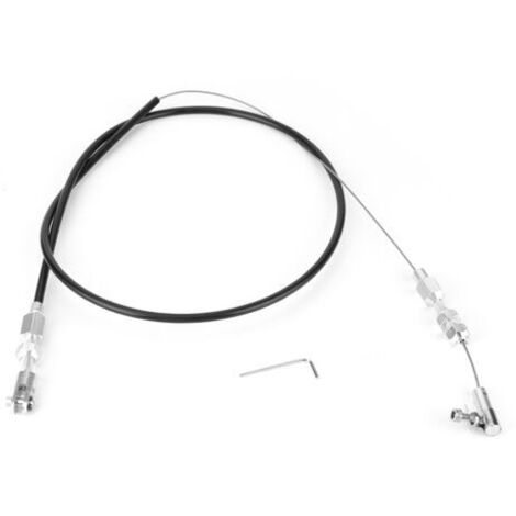 Cable de acelerador de 36 pulgadas, cable de acelerador de acero inoxidable de repuesto universal compatible con 350 302 SBC SBF (manguera)