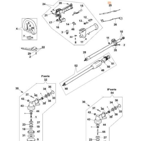 CABLE DE ACELERADOR ORIGINAL EMAK 61070080