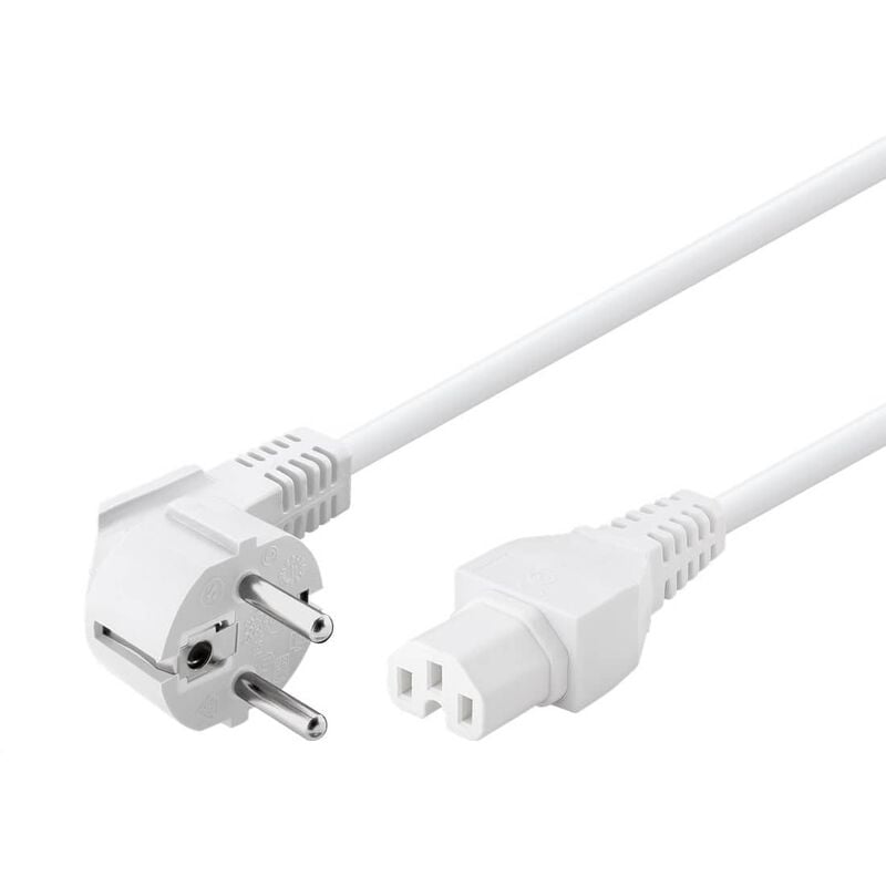 

Goobay - Cable de alimentacion C15 2 M Blanco