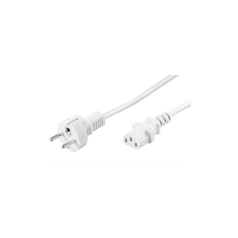 

Cable de alimentacion CPU recto CEE7/M-C13/H 2 M Blanco