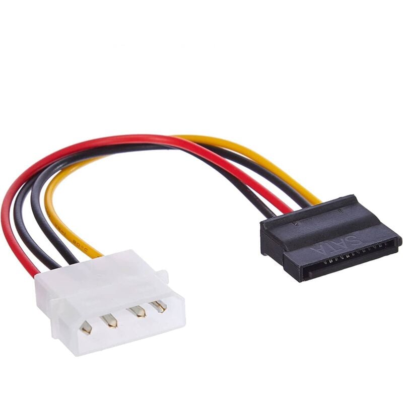 

Cable de alimentacion interna Molex 5.25 a Sata 0.15 M Negro