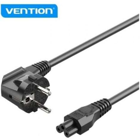 Cable de Alimentación Vention ZCKBAC/ IEC C5 Hembra - CEE7 Macho/ 1.8m/ Negro