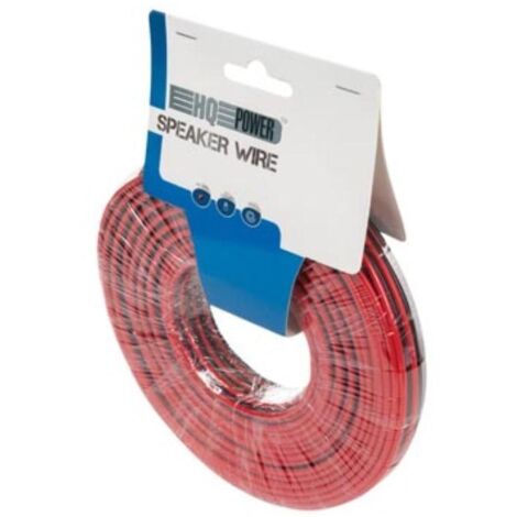 CABLE DE ALTAVOCES - ROJO/NEGRO - 2 x 2.50 mm² - 25 m