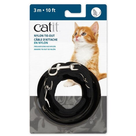 Cable de amarre anti enredos deNylon Tie-Out Catit