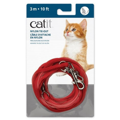 Cable de amarre anti enredos deNylon Tie-Out Catit