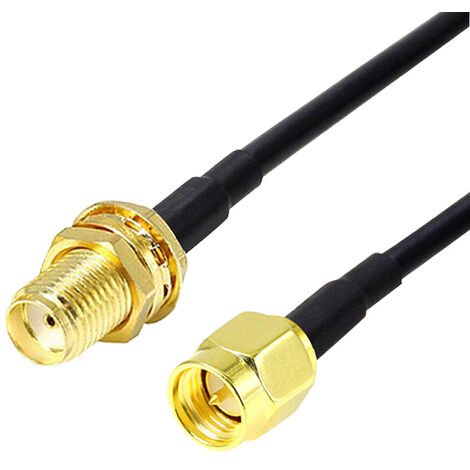 Cable de antena SMA 50 Ohm 3 M Negro