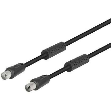 Cable de Antena TM Electron Negro 2,5 m