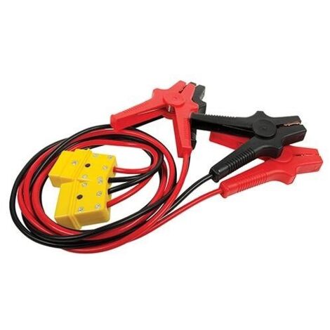 CABLE DE ARRANQUE PARA BATERIA CON PROTECCION CONTRA SOBRECARGAS 400 AMP.