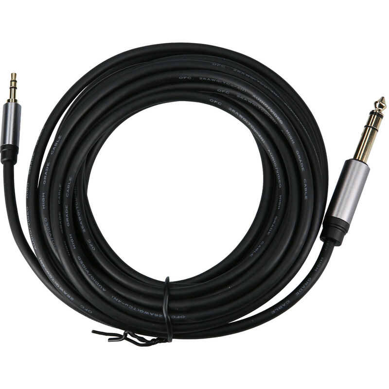 

Cable de audio de 3,5 mm a 6,5 ​​mm Cable de conexion macho a macho de 3,5 mm a 6,5 ​​mm Carcasa de aleacion de aluminio para telefono portatil