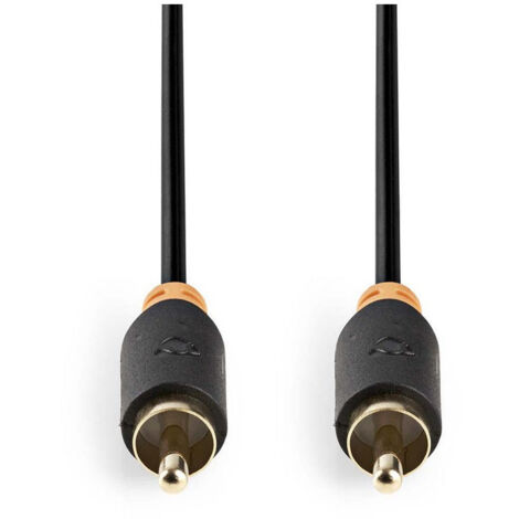 Cable de audio digital nedis negro 2 metros cabw24170at20