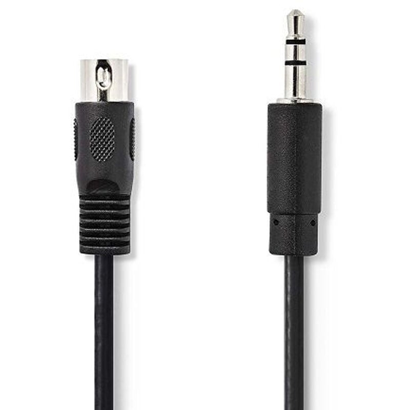 

Cable de audio DIN 5 pines - jack 3.5 mm 0.50 M Negro