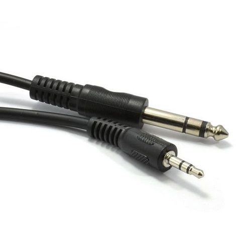 Cable estéreo vention bhcbg - jack 3.5 macho - jack 3.5 hembra - 1.5m -  negro