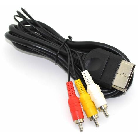 Cable de Audio y vídeo para Xbox, Cable compuesto AV, RCA