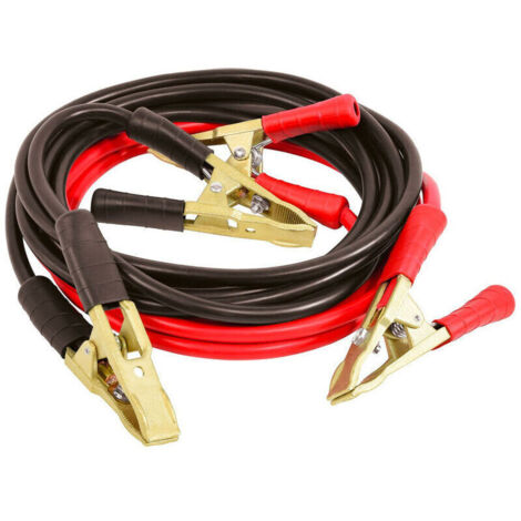 Cable de batterie 5 mètres avec connecteurs et pinces de démarrage pour voiture camion moto