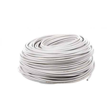 Câble de boîtier H03VV-F (OMY) 3x0,75 jaune blanc /100m/