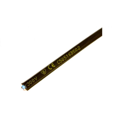 Câble de boîtier H03VV-F (OMY) 3x0,75 jaune noir /100m/