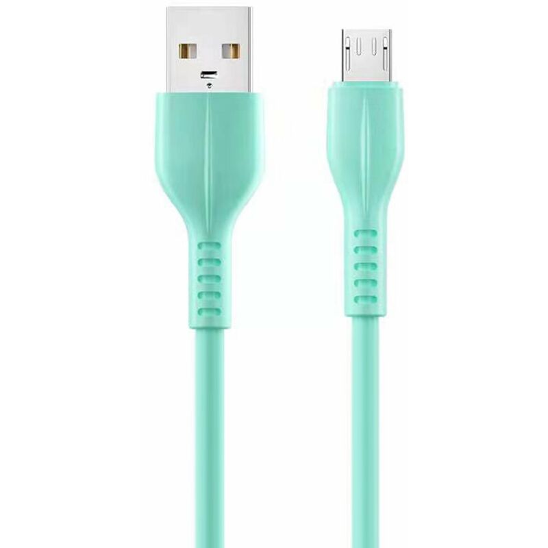 

Cable de carga Micro-B Cable de carga rapida 2A Silicona USB-A a Micro-USB Cable de carga de sincronizacion de datos Compatible con dispositivos