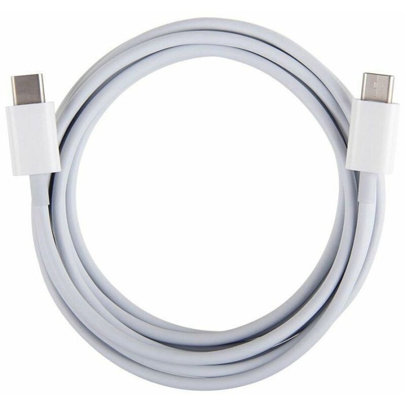 

Cable de carga rapida Cable USB tipo C a USB tipo C para dispositivos tipo C Samsung xiaomi HUAWEI,Blanco, 2M