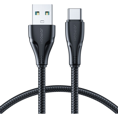 Cable de carga rápida USB-C Surpass Series 3A, 1,2 m, color negro
