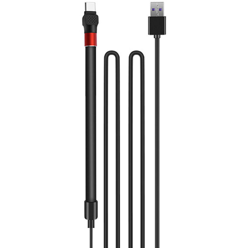 

Cable de carga USB multifuncional 3 en 1 para telefono movil y soporte para telefono Carga rapida universal plegable de 1,2 m Conveniente para el