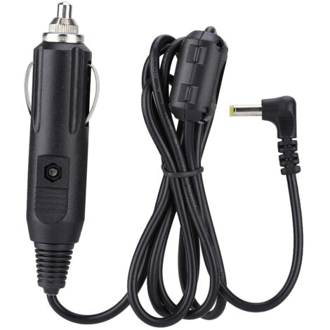 Câble de charge allume-cigare pour voiture avec voyant lumineux et adaptateur DC