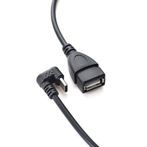 Câble de charge de données pour téléphones et tablettes Android avec connecteur USB-C mâle coudé en forme de U, adaptateur secteur pour jeux vidéo