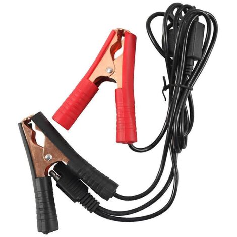 Câble de charge d'extension de batterie de 1 m avec pince crocodile