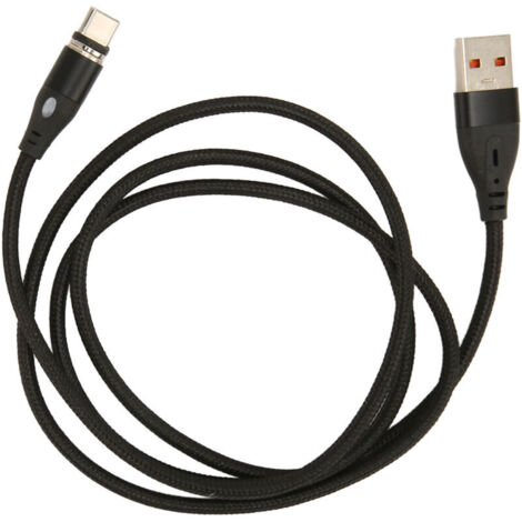 Câble de Charge Magnétique Type C 120W Super Rapide 9 Broches avec Adaptateur pour Téléphone et Ordinateur Portable