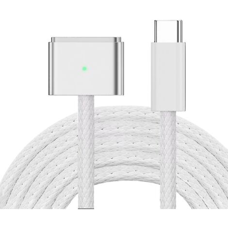 Câble de charge magnétique USB-C vers MagSafe 3 (140 W), câble de charge magnétique