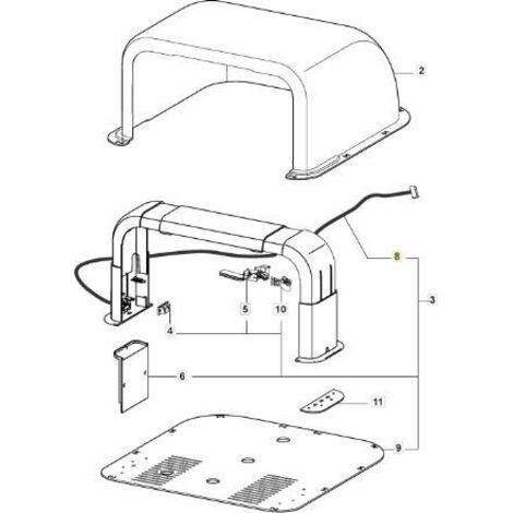 CÂBLE DE CHARGE ORIGINAL STIGA - 1126-1364-01