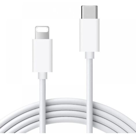 Câble de charge pour iPhone 14/13/12/11/Pro - Câble de charge Lightning extra long (lot de 2), points de tension renforcés pour les aventures en plein air (90 cm)