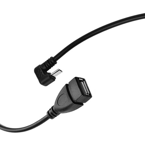 Câble de charge pour téléphone portable/tablette avec connecteur USB femelle vers micro 5P mâle en forme de U