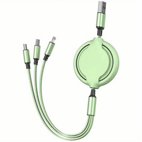 Câble de charge trois en un 66 W charge ultra rapide
