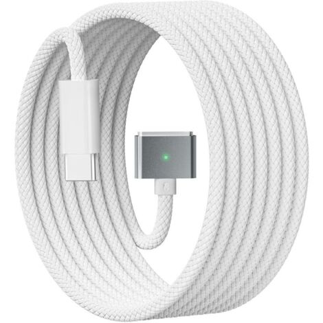 Câble de charge Type C vers Magsafe 3 – 140W PD charge rapide – Compatible MacBook Pro/Air 2021-2023 – Longueur 2m