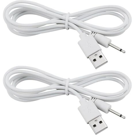 Câble de Chargeur USB vers DC Mâle 2,5 Mm Compatible avec Derma Pen Dr Pen M8 A1 A6 N2 X5 A6