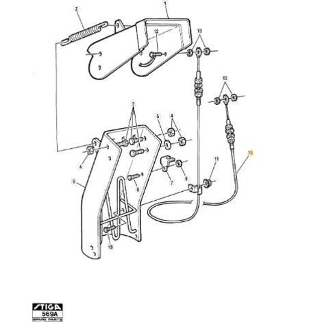 CÂBLE DE CHEMINÉE ORIGINAL STIGA - 1812-1305-01